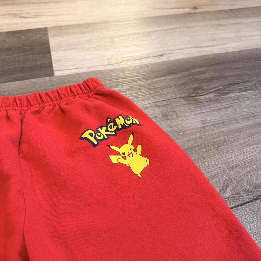 Vintage Pokémon pikachu kids track pants 00s youth large